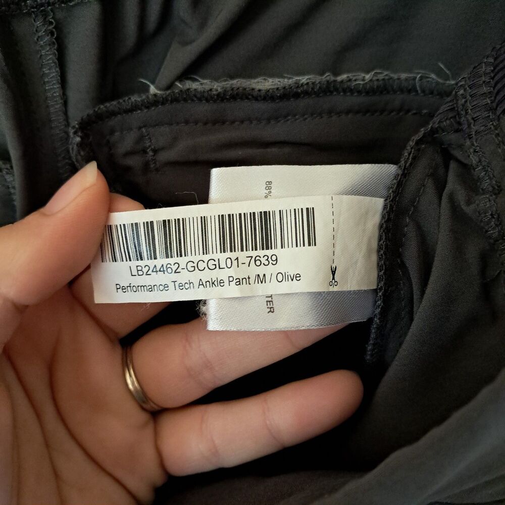 Quince Grey Performance Tech Ankle Pants Women Size M Pockets Commuter Stretch - Picture 6 of 8